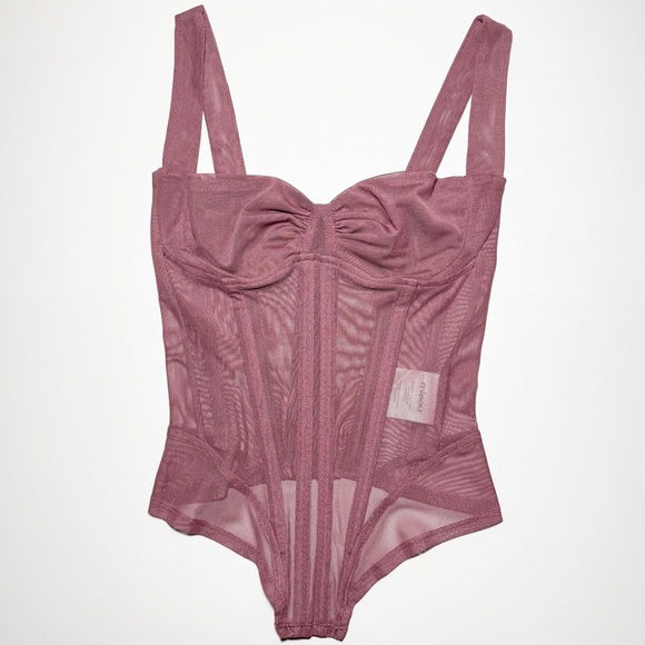 Miaou Deville Corset in Currant - Picture 3 of 9